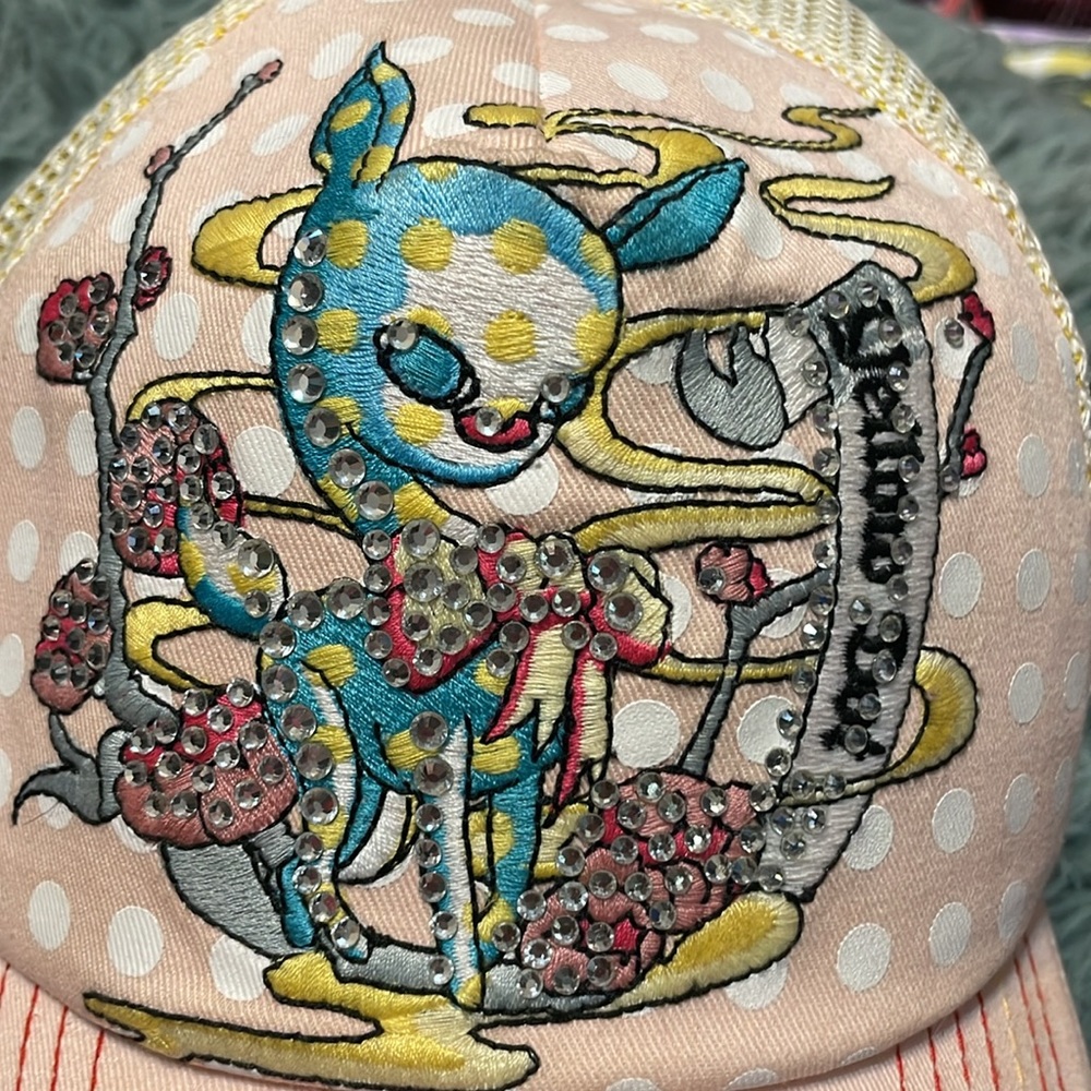 4.41 Yellow Dot Trucker Hat - Picture 2 of 8